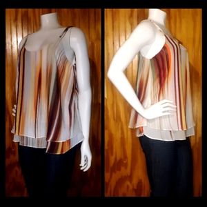 Multi-Colored Tank by Cato ~ Size S